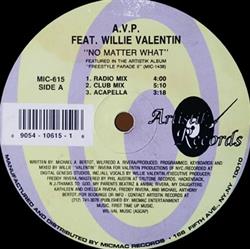 Download AVP Feat Willie Valentin Marisol - No Matter What Beginning Of The End