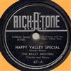 ouvir online The Bailey Brothers With The Happy Valley Boys - Happy Valley Special Rattlesnake Daddy Blues