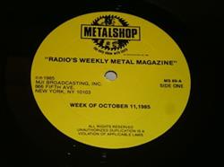 Download Various - Metalshop Radios Weekly Metal Magazine Week Of October 11 1985