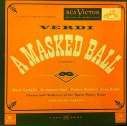 Download Verdi Serafin with Chorus Of The Rome Opera House and Orch Teatro Opera Roma - A Masked Ball