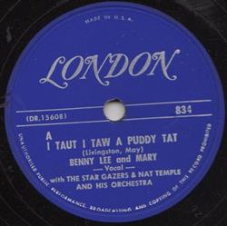 Download Benny Lee And Mary With The Star Gazers And Nat Temple And His Orchestra - Ferry Boat Inn I Taut I Taw A Puddy Tat