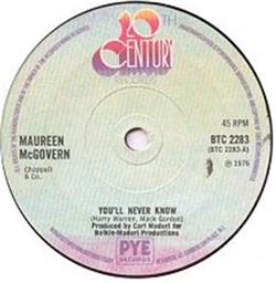 Download Maureen McGovern - Youll Never Know