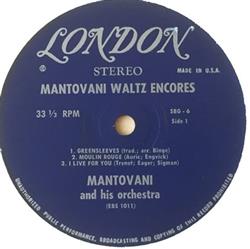 Download Mantovani And His Orchestra - Mantovani Waltz Encores