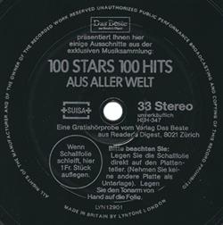 Download Unknown Artist - 100 Stars 100 Hits Aus Aller Welt