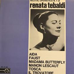 Download Renata Tebaldi, L'Orchestre De La Suisse Romande, Alberto Erede - Recital Operistico N1 di Renata Tebaldi Aida Faust Madama Butterfly Manon Lescaut Tosca Il Trovatore