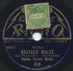 Download Scala Salon Orch - Skaters Waltz Les Patineurs Southern Roses Roses Aus Dem Suden