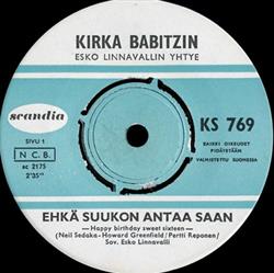 Download Kirka Babitzin, Esko Linnavallin Yhtye - Ehkä Suukon Antaa Saan