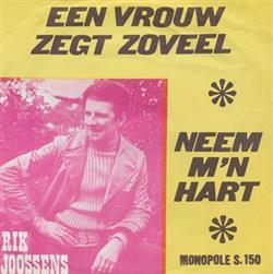 Download Rik Joossens - Een Vrouw Zegt Zoveel