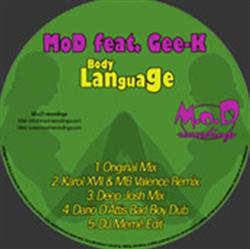 Download MOD Feat Gee K - Body Language