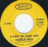 online anhören Charlie Rich - A Part Of Your Life How Long Have You Had Him On Your Mind
