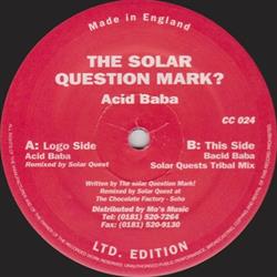 Download The Solar Question Mark - Acid Baba