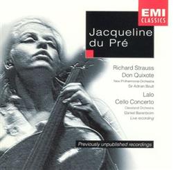 Download Jacqueline Du Pré - R Strauss Don Quixote Lalo Cello Concerto