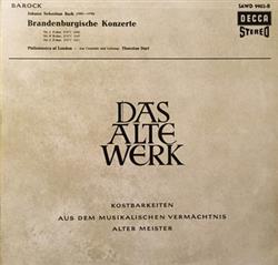 Download Johann Sebastian Bach, Thurston Dart - Brandenburgische Konzerte