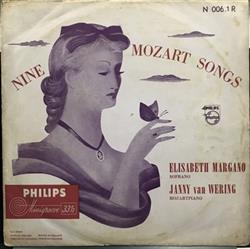 Download Mozart, Elisabeth Margano, Janny Van Wering - Nine Mozart Songs