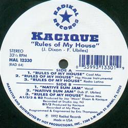 Download Kacique - Rules Of My House