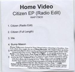 Download Home Video - Citizen EP Radio Edit