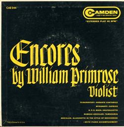 Download William Primrose - Encores By William Primrose