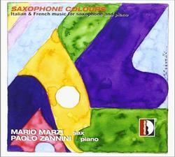 Download Mario Marzi, Paolo Zannini - Saxophone Colours Italian French Music For Saxophone And Piano