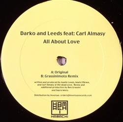 Download Darko And Leeds Feat Carl Almasy - All About Love