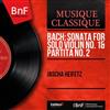 descargar álbum Jascha Heifetz - Bach Sonata For Solo Violin No 1 Partita No 2