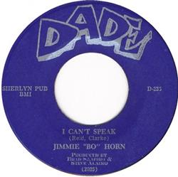 Download Jimmie Bo Horn - I Cant Speak