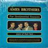 last ned album The Ames Brothers - For Sentimental Reasons