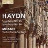 écouter en ligne Haydn, Mozart, Harry Christophers, Handel And Haydn Society, Aisslinn Nosky - Symphonies 26 86 Violin Concerto No 3