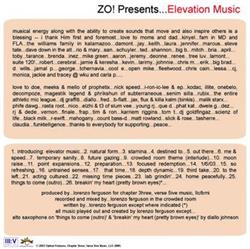 Download Zo! - Zo PresentsElevation Music